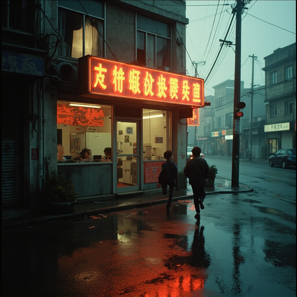 雨中的街机厅 雨中的街机厅